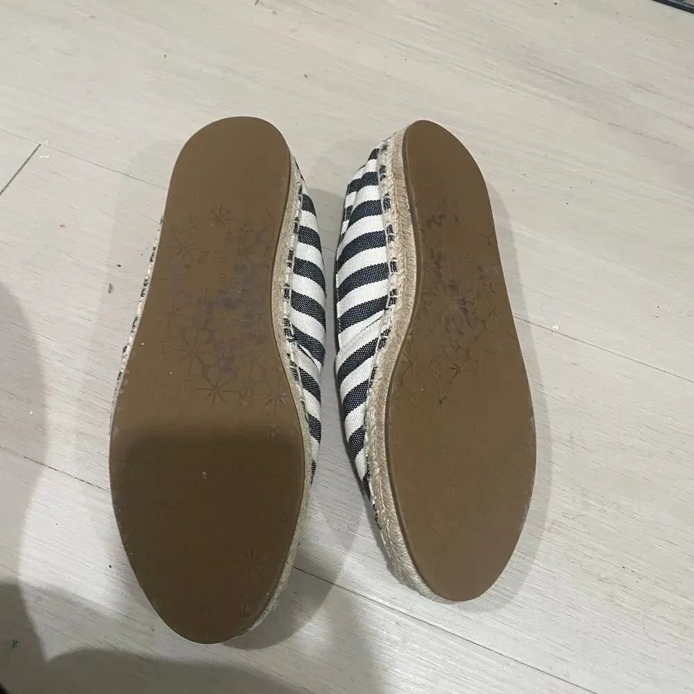Kate spade garden zebra espadrilles